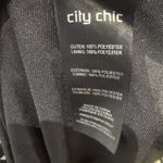 City Chic  black & mustard yellow patterned corset smocked top maxi dress size 16 Photo 7