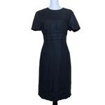 Saks 5th Avenue Vintage Yves Cossette Saks Fifth Avenue Linen Short Sleeve Shift Dress Size 10 Photo 2