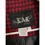 Live a Little  Red Plaid Swing Button Up Jacket Bell Sleeves Size Large Photo 4