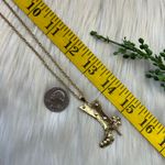 High heel red enamel faceted rhinestones necklace Photo 4