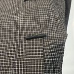 Habitat Lightweight Black & White Grid Print Cropped Sleeve Jacket Lagenlook Photo 5