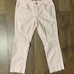 Aeropostale  dusty pink ankle straight jeans size12 Photo 0