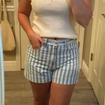 American Eagle Striped Mom Shorts Size 6 Photo 2