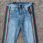 BLANK NYC  Jeans with Colorful Stripes Photo 4