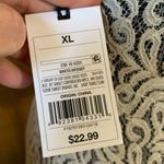 Shade & Shore Double Ring Back Tie Bikini Swim Top White Size XL Photo 9