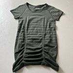 Athleta Momentum Seamless Short Sleeve Dress Olive Green | Size S | Athleisure R Photo 3