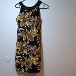 Jessica Howard Floral Black and Yellow‎ Dress Photo 2