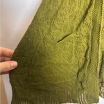 Anthropologie Angel of the North Olive Green Open-Front Knit Crochet Cardigan Photo 5