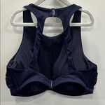 Athleta Maldives High Neck Bra Cup Bikini Top Underwire 34 D/DD Navy Photo 5