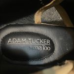 Adam Tucker  Tan Perforated Ankle Boots Photo 5