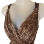 BCBGMAXAZRIA 100% Silk Bubble Hem Dress Size 2 Brown Photo 2