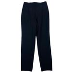 Cherchez La Femme Womens Pants Size 8 Wool Black High Rise Straight Leg Photo 1