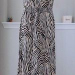 Michael Kors Maxi Dress Animal Print Tiered Cold Shoulder Size XL NWT $120.00 Photo 0