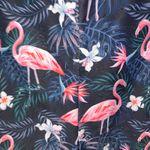 Holipick Plus Size Tummy Control Swim Suit Shorts Flamingo Print Photo 4