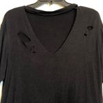 Hippie Chic  holey cut choker v-neck oversized soft‎ Photo 1