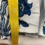 Ro's Garden size large tiered maxi dress white blue floral guest new anthropolog Photo 7