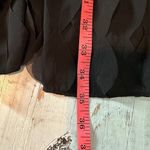 Diane Von Furstenberg  DVF Gia Black Ruffle Skirt Cocktail Dress Size 8 Formal Photo 11