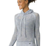 prAna  organic cotton translucent sweater, medium Photo 0