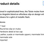 Enzo Angiolini  Taisie Black and Cream Patterned Mules. NIB size 9.5 Photo 6