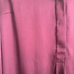 Talbots Rich Burgundy tone-on-tone Blouse Size Large – Versatile & Flattering Photo 4