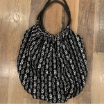 MLB Boston Red Sox Fabric Black White Tote Bag Photo 2