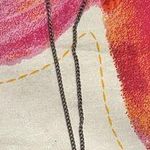 Beautiful Turquoise Cross Necklace with Silver Chain Blue Photo 0