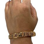 Indian Bollywood style Elegant Gold Filigree Bangle Photo 6