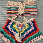 Micas Crochet Knit Two Piece Set Photo 0