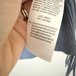 Lascana Short Sleeve Ribbed Knit Faux Wrap Top in Pale Blue Size 8/10 Photo 6