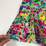 ZARA  Bright Colorful Floral Print Wrap Mini Skirt Womens XS Skort Tropical Beach Photo 2