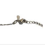 Sterling silver angel wings crystal heart 18” Photo 3