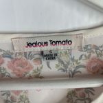 Jealous Tomato  Size S Top Floral Surplice Wrap Front Long Bell Sleeve Women’s Photo 2
