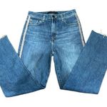 J Brand Jules crystal-embellished high-rise straight-leg jeans. Size 25 Photo 13