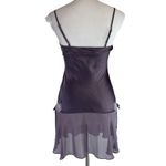 Victoria's Secret  Satin Sheer Slip Dress XS Lace Trim Babydoll Y2K Whimsigoth Photo 5