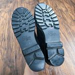 Walter Steiger • vintage Y2K chunky loafer platform slip on black suede lug sole Size 7.5 Photo 8