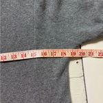 Aerie  Dark Gray Metallic Funnel Neck Long Sleeve Pullover Sweatshirt Size Medium Photo 2