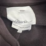 3.1 Phillip Lim Gray Crop Sweatshirt XS Whimsigoth Tie Sleeves Designer $300 Photo 11