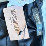 Missguided #67 NWT  Crop Tie Halter Top In Black Photo 3