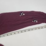 Free People  Womens Mohave Embroidered Maroon Red Mini Dress Boho Size Small Photo 8