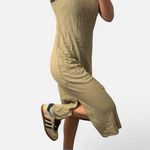 Cotton On linen mix midi shift dress in sage Photo 7