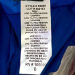 XScape Strapless Blue Ruffle Baby Doll Cocktail Dress 6 Wedding Coquette Flirty  Photo 7