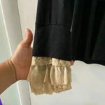 Soft Surroundings  Womens T-Shirt Black Photo 2