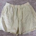 Aerie  butter yellow sweat-shorts size large  Photo 0