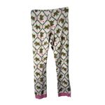 The Beaufort Bonnet Company Elephant Pajama Pants 100% Pima Cotton Womens Medium White Photo 2