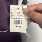 NWT Wonder by Jenny Packham plum silver beaded one shoulder maxi dress size 4 Purple Photo 4