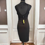 Alexia Admor black dress high side slit size 6 Photo 2