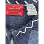 Holiday Lodge North Crest Women’s Full Zip Sweater Cardigan Ski Lodge Sz L(14 Photo 6