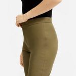 Everlane  The Fixed Waist Stretch Military Green Cropped Pants Women’s Size 10 Photo 1