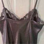 Victoria's Secret VICTORIA’S SECRET Vintage Grey Lace Slip Dress with Slit Photo 5