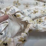 ZARA  Puff Sleeve Floral Button Front Top XS Photo 12